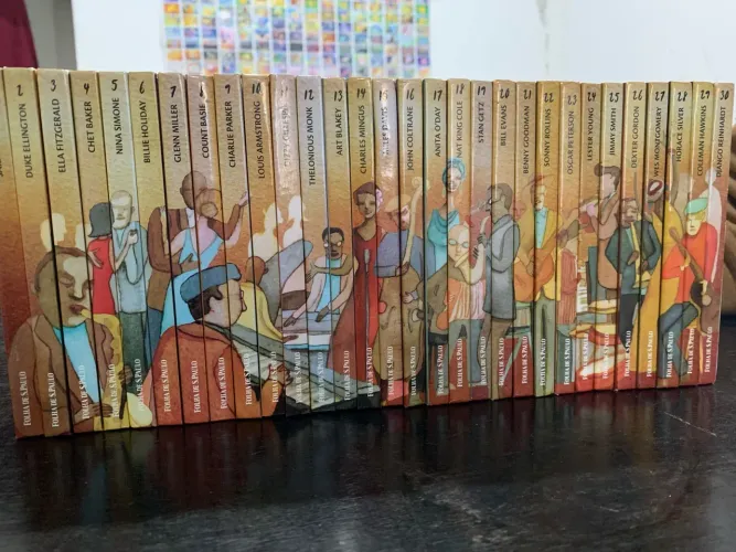 coleção lendas do jazz folha de s.paulo 30 livros