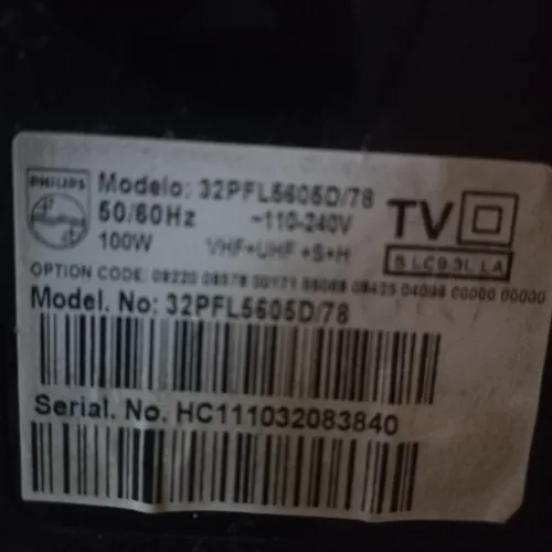 Vendo TV 32 polegadas com defeito na tela.