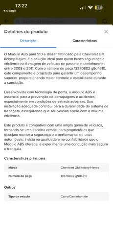 Módulo abs s10 2004-2011