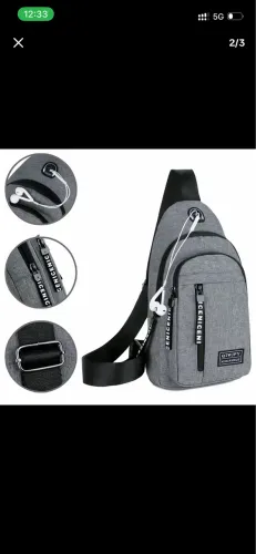 Bolsa lateral masculina 