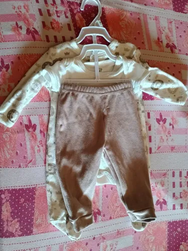 Kit 3 peças YOYO BABY 0-3meses P