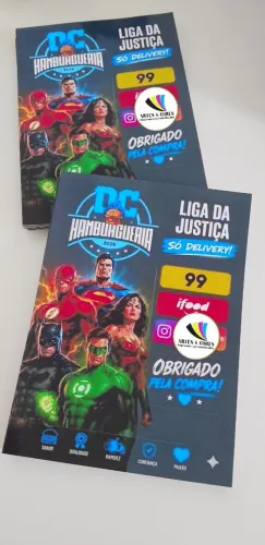 Panfleto e cartão de visita