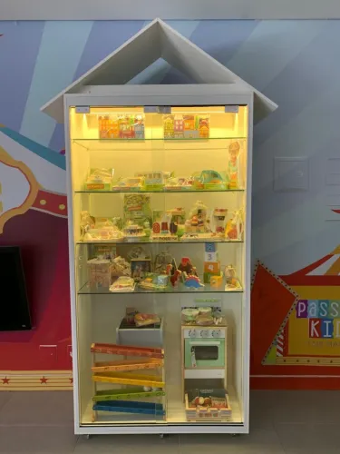 Vitrine iluminada 