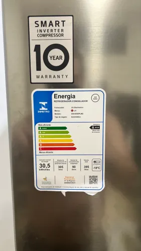 GELADEIRA LG 6 meses de uso 