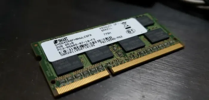Memória RAM Original Smart 2 GB DDR3 PC3-8500S 1066 MHz SODIMM para Notebook Laptop AIOPC
