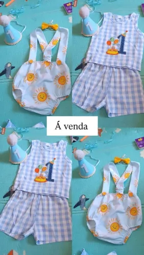 Roupinha tema 1 aninho