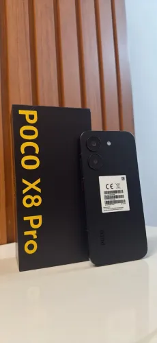 Poco X8 pro 512GB+12GB RAM bateria 6500mAh tela 6.59 amoled 120hz