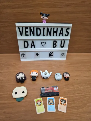 Harry Potter lote Gogos Cacau Show e mini Funko