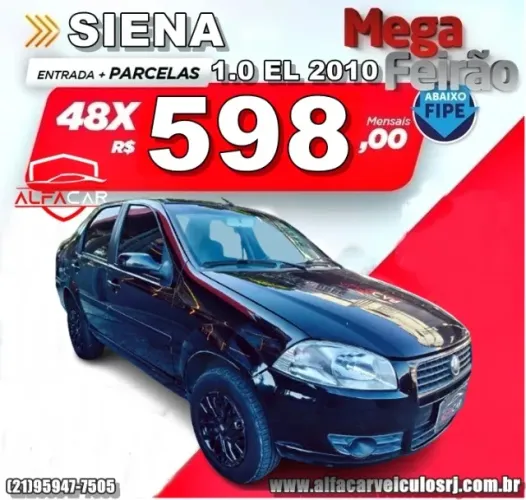 Fiat Siena EL Celeb. 1.0 MPI Fire Flex 8V 4P 2010