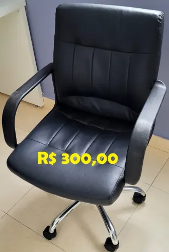 Cadeira escritório preta