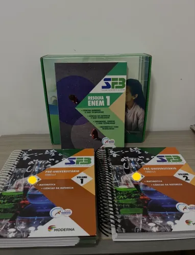 * ? Kit Materiais Pré-Vestibular Farias Brito + Resolva ENEM