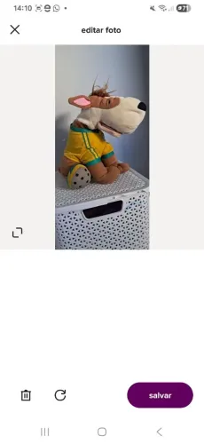 Cãozinho Spok camisa Brasil pelúcia