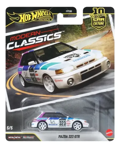 Hot Wheels Mazda 323 Gtr 3+ Miniatura 1:64 Metal/metal