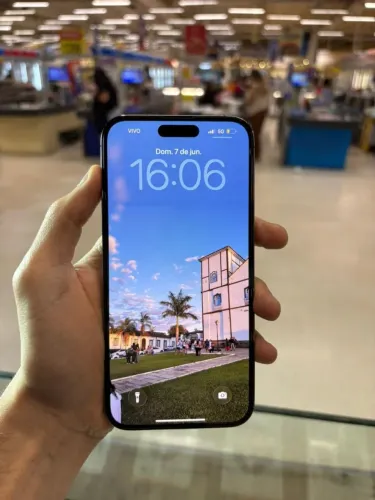 VENDO IPHONE 14 PRO MAX ROXO 128GB (APARELHO TODO ORIGINAL)