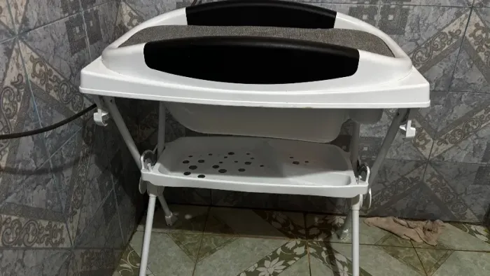 Banheira com trocador 