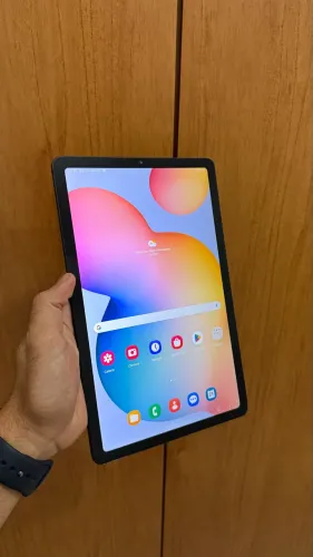Tablet s6 lite 64gb de chip tela 10.4 com capa e caneta parcelo no cartão