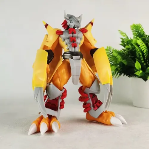 Action Figure WarGreymon Digimon Anime Colecionável Premium Geek Boneco 20cm