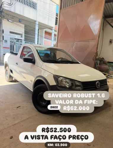 Volkswagen Saveiro Robust 1.6 Total Flex 8V 2022