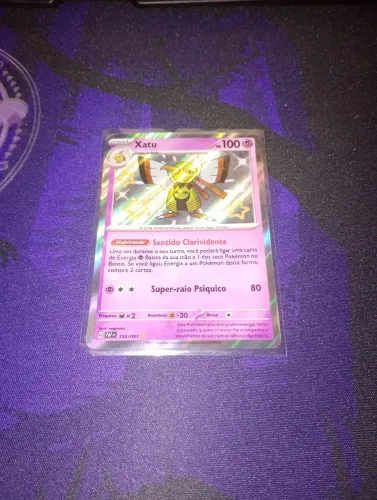 Carta pokémon xatu shinny original NM