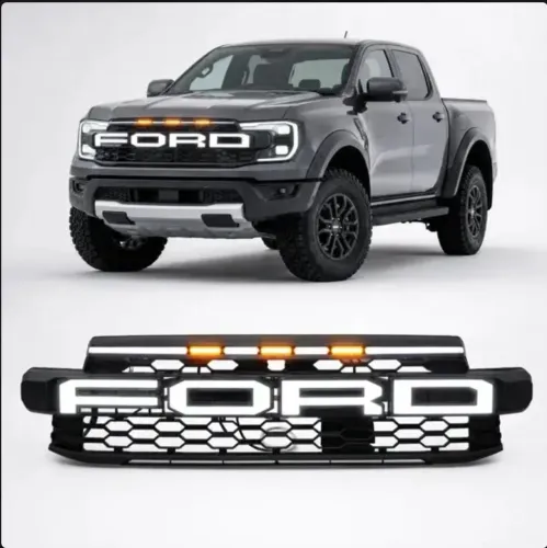Grade Frontal Ford Ranger 2023+ Modelo Raptor com DRL Emotion / LED