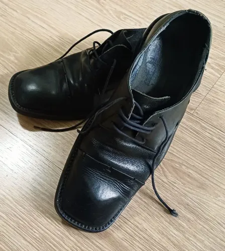 Sapato masculino 41 Birello preto , retrô
