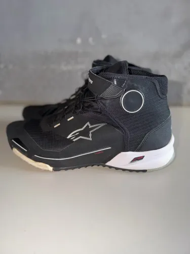 Bota alpinestars Crx Drystar Preto e Branco