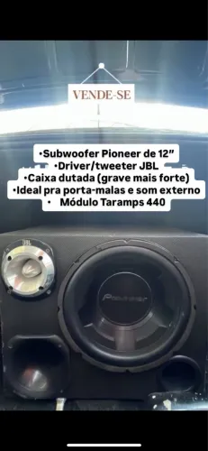 Caixa trio dutada