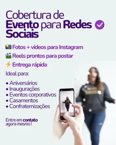 Cobertura de Eventos para Redes Sociais em Aracaju e região 