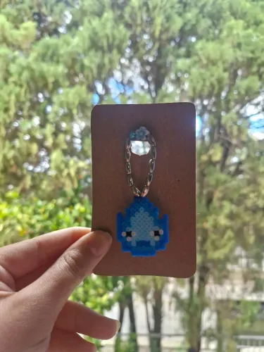 Chaveiro Blue Calcifer - Howls Moving Castle (O castelo