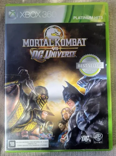 Jogo Xbox 360 Mortal Kombat vs DC Universe. Original
