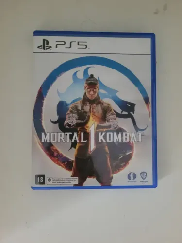 Mortal Kombat 1 para Playstation 5 PS5 na caixa com seus manuais. Parcelo no Cartão.