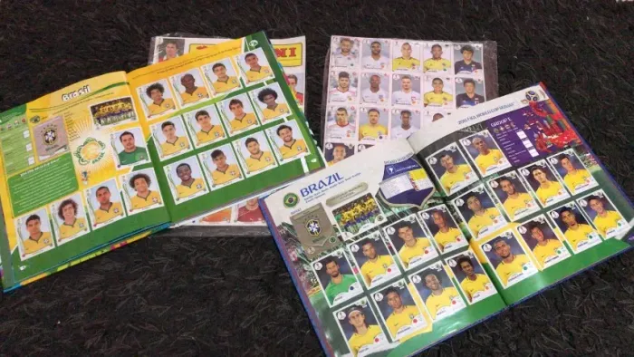 Lote Albums da Copa Capa Dura Completos + Kits De Atualização Novos No Plástico