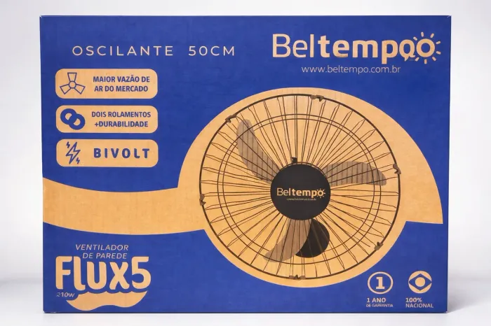 Ventilador de Parede Beltempo Flux5 50cm Bivolt