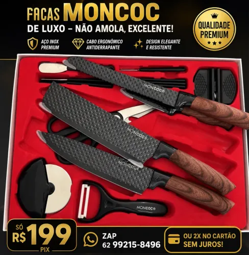 Facas de luxo