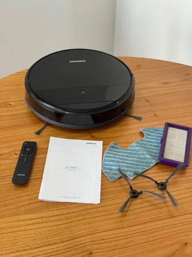 Robô Aspirador Samsung Powerbot-E - Aspira e Passa Pano + Acessórios