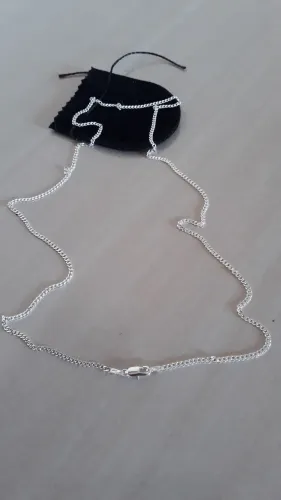 Cordão de prata novo