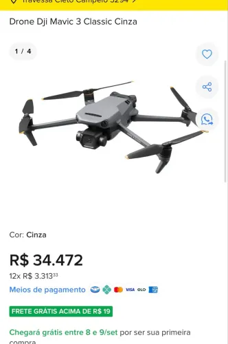 DRONE SEMI-NOVO