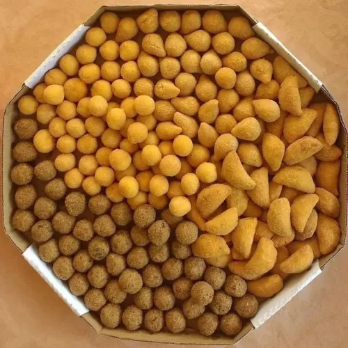 Salgadinhos fritos para festas