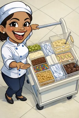 Carrinho para doces gourmet, brigadeiros, pipocas,churros recheados etc!