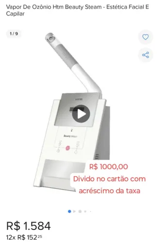 Aparelho para clínica de estética. Valores a partir de 1000,00