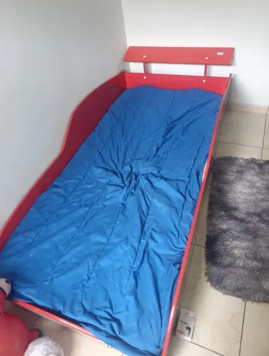 Cama infantil carrinho vingadores com colchão D 20
