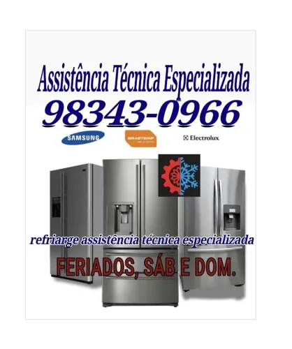 Conserto de geladeira 24h (feriados e final de semana) e assistência técnica 