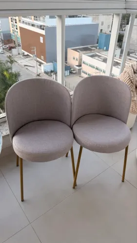 Conjunto 2 peças cadeira de jantar