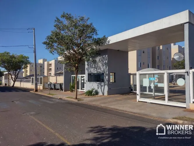Apartamento com 2 dormitórios para alugar, 57 m² por R$ 1.528,33/mês - Parque Industrial U