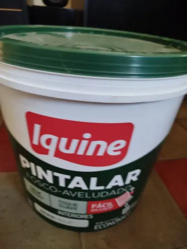 Tinta parede 15L fosco aveludada, branco gelo