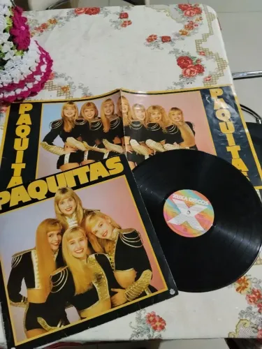 Disco vinil Paquitas 1989 com encarte