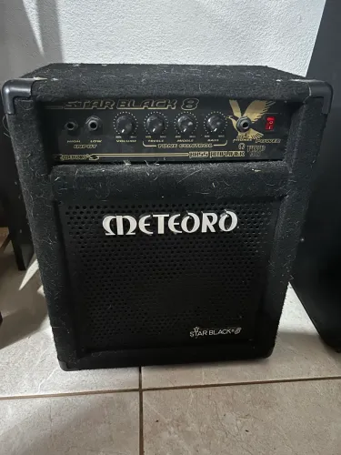 Cubo Amplificador Baixo Meteoro Star Black 8