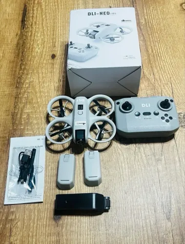 Mini Drone DLI NEO Full HD COM 2 baterias Sensor de obstaculos WiFi 2.4g