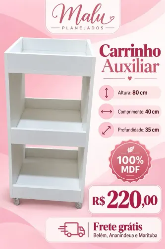Promoção carrinho auxiliar