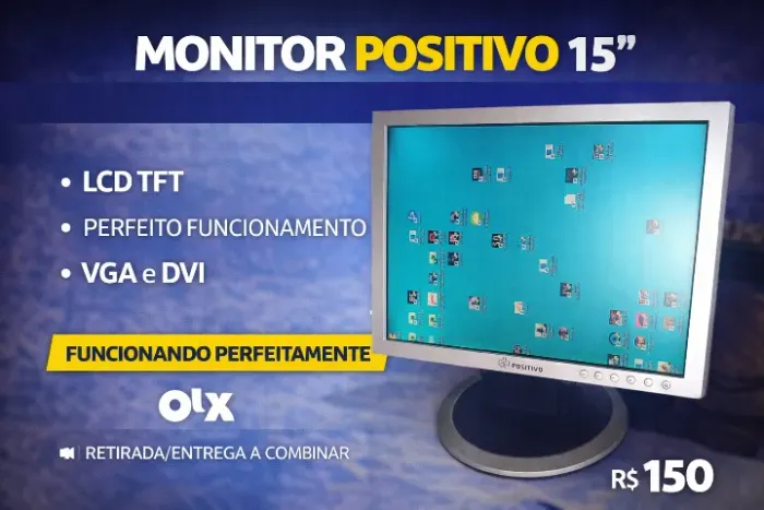 Monitor Positivo 15? LCD